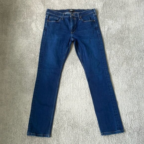 EC Men's PAIGE Lennox Dark Wash Jeans - Size 33